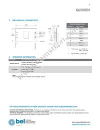 QLS08ZH-NT Datasheet Page 7