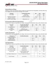 QLS20ZG-NT Datasheet Page 2