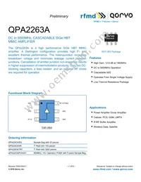 QPA2263A Datasheet Cover