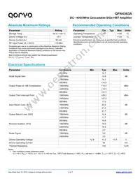 QPA4363A Datasheet Page 2