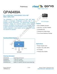 QPA6489A Datasheet Cover