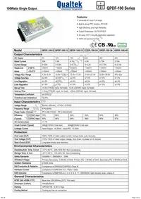 QPDF-100-24 Datasheet Cover