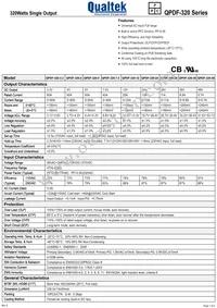 QPDF-320-12 Datasheet Cover