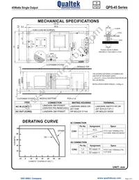 QPS-45-5 Datasheet Page 2