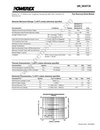 QRF0630T30 Datasheet Page 2