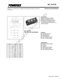 QRF1210T30 Datasheet Cover