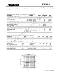 QRS0620T30 Datasheet Page 2