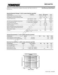 QRS1440T30 Datasheet Page 2
