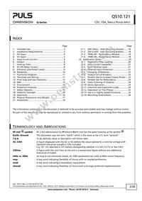 QS10.121-A1 Datasheet Page 2