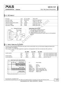 QS10.121-A1 Datasheet Page 5