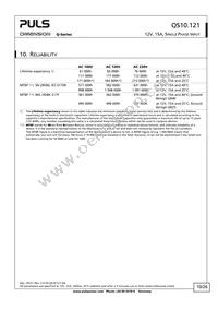 QS10.121-A1 Datasheet Page 10