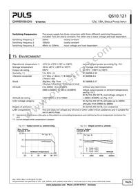 QS10.121-A1 Datasheet Page 14