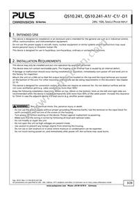 QS10.241-A1 Datasheet Page 3