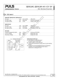 QS10.241-A1 Datasheet Page 5