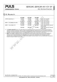 QS10.241-A1 Datasheet Page 11