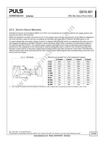 QS10.301 Datasheet Page 22