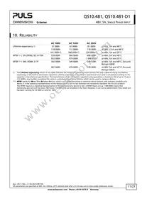 QS10.481-D1 Datasheet Page 11
