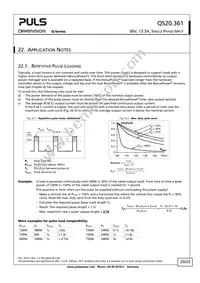 QS20.361 Datasheet Page 20