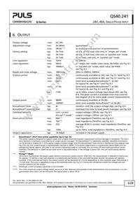 QS40.241 Datasheet Page 6