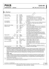 QS40.481 Datasheet Page 6