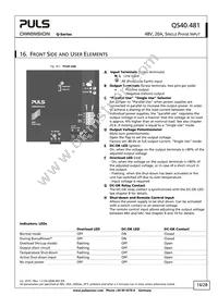 QS40.481 Datasheet Page 14