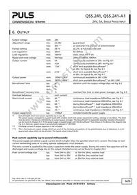 QS5.241 Datasheet Page 6