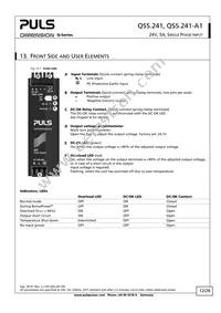 QS5.241 Datasheet Page 12