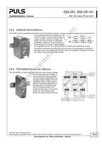 QS5.241 Datasheet Page 19