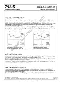 QS5.241 Datasheet Page 21