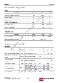 QS5U21TR Datasheet Page 2