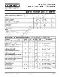 QSE158C Datasheet Page 3