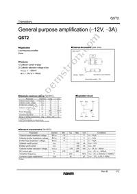 QST2TR Datasheet Cover