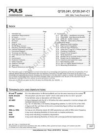 QT20.241-C1 Datasheet Page 2