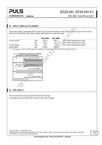 QT20.241-C1 Datasheet Page 5