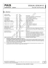 QT20.241-C1 Datasheet Page 6