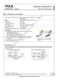 QT20.241-C1 Datasheet Page 11