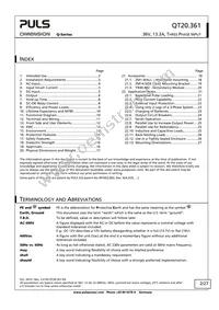QT20.361 Datasheet Page 2