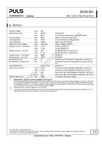 QT20.361 Datasheet Page 6