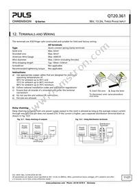 QT20.361 Datasheet Page 11