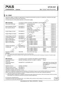 QT20.361 Datasheet Page 13