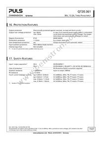 QT20.361 Datasheet Page 15