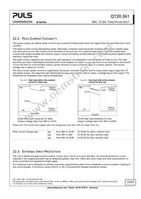 QT20.361 Datasheet Page 22