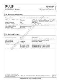 QT20.481 Datasheet Page 15