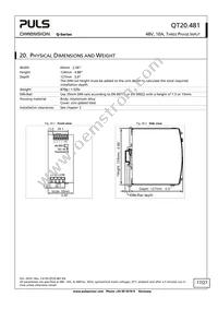 QT20.481 Datasheet Page 17