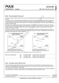 QT20.481 Datasheet Page 22