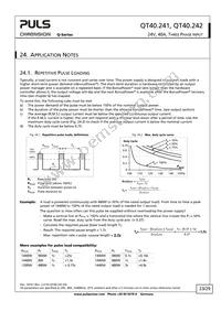 QT40.242 Datasheet Page 23