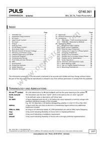 QT40.361 Datasheet Page 2