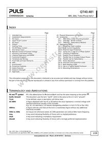 QT40.481 Datasheet Page 2