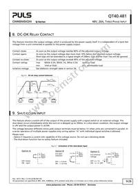 QT40.481 Datasheet Page 9