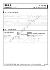 QT40.481 Datasheet Page 17